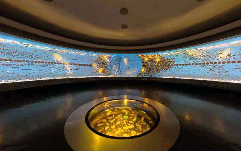 Sala Interior del Museo del Oro Bogotá