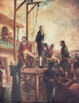El Patíbulo del 5 de Octubre de 1816 - Pedro Alcántara