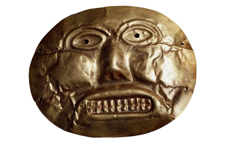 Mascara para ritos funerarios cultura Calima