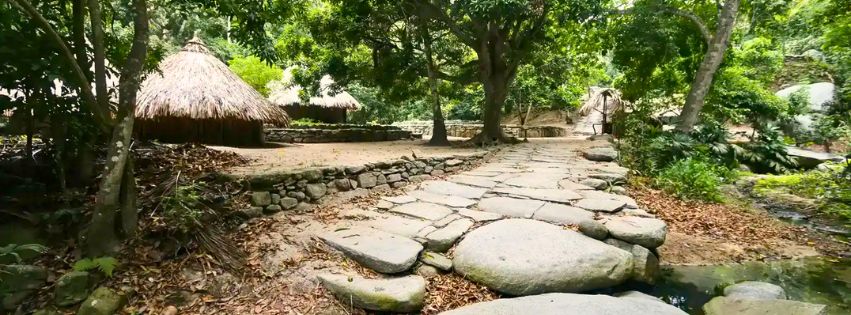 Panorámica Pueblito Chairama Parque Nacional Tayrona