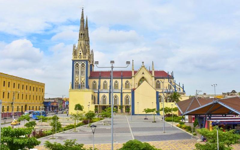 La Iglesia de San Roque en el Centro Histórico de Barranquilla